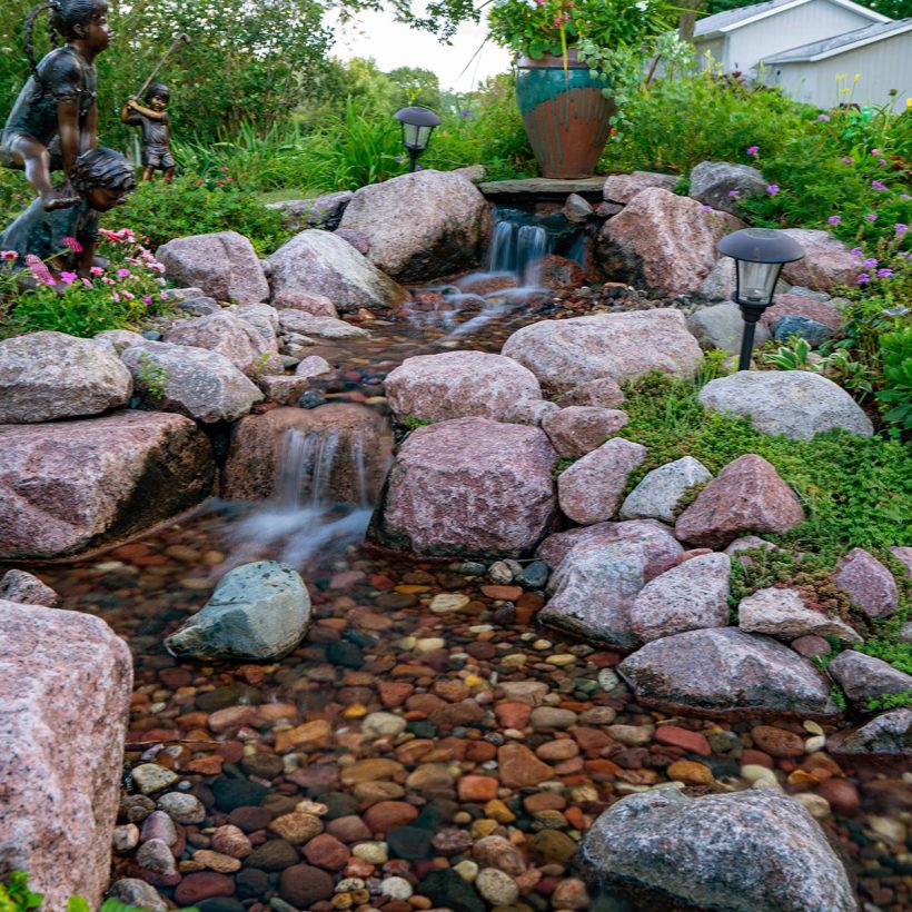 Water feature.